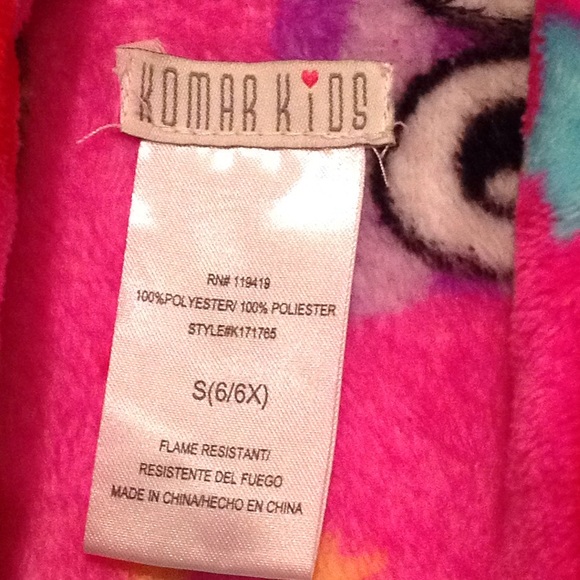 Girls owl robe - Picture 3 of 6